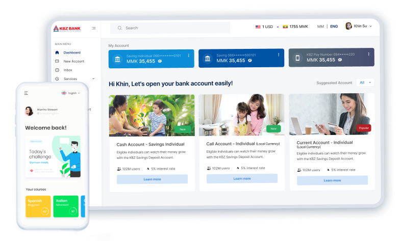 KBZ Self Service Banking Portal